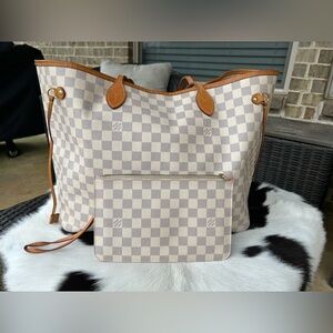 Louis Vuitton Neverfull Azur GM